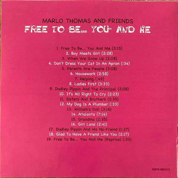Marlo Thomas & Friends "Free To Be... You And Me" CD RE (2006)