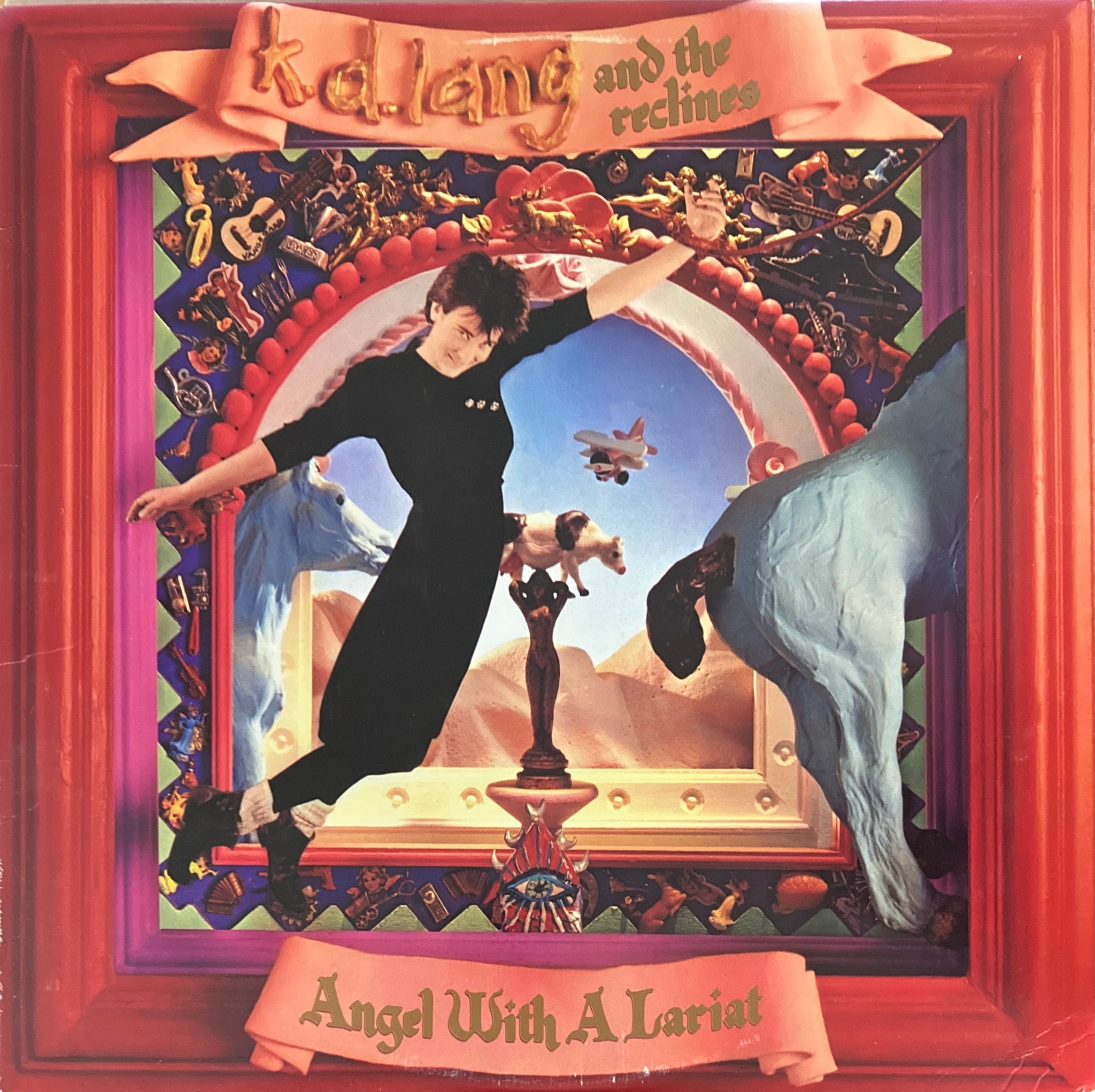 K.D. Lang and The Reclines "Angel With A Lariat" LP (1987)