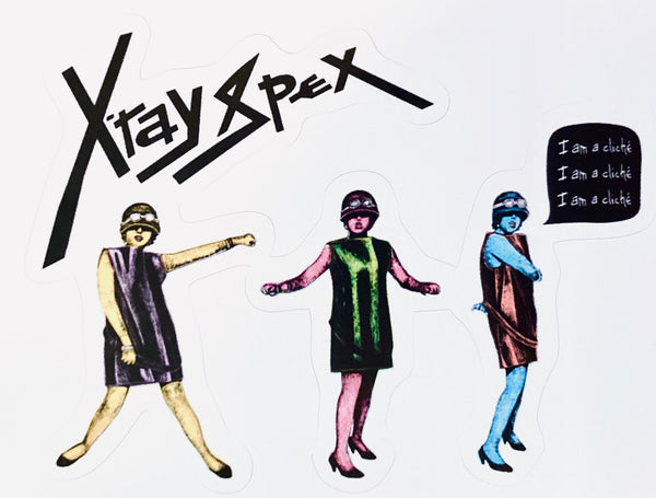 X-Ray Spex I Am A Cliché Sticker