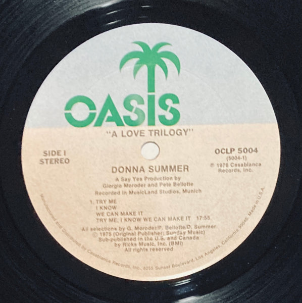 Donna Summer "A Love Trilogy" LP (1976)