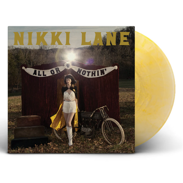 Nikki Lane "All Or Nothin'" Natural w/ Yellow + Metallic Silver RP LP (2022)