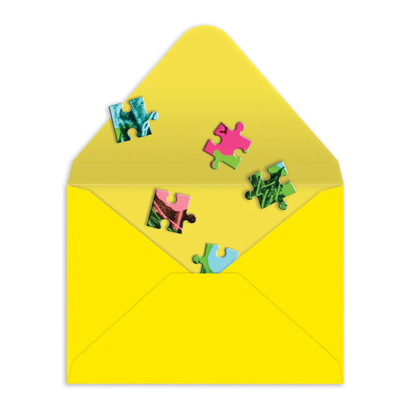 MoMA "Andy Warhol Flowers Greeting Card Puzzle" Card (2021)